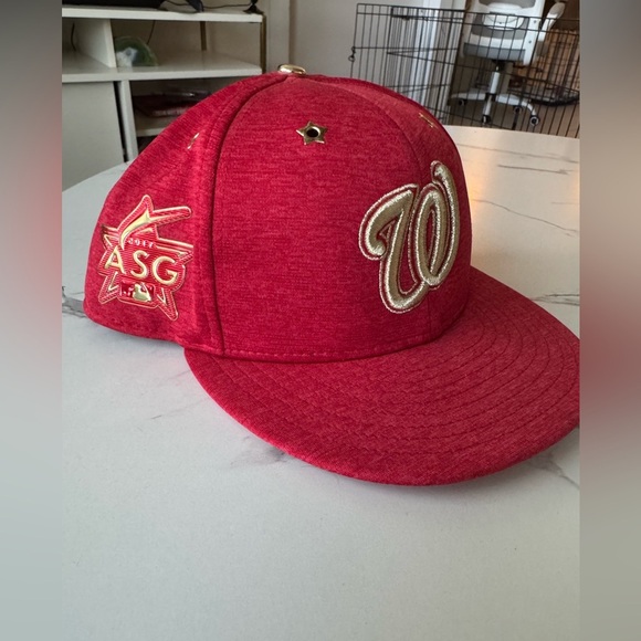 2017 MLB All Star Game Washington Nationals Fitted Hat New Era 59FIFTY Official - Picture 2 of 8
